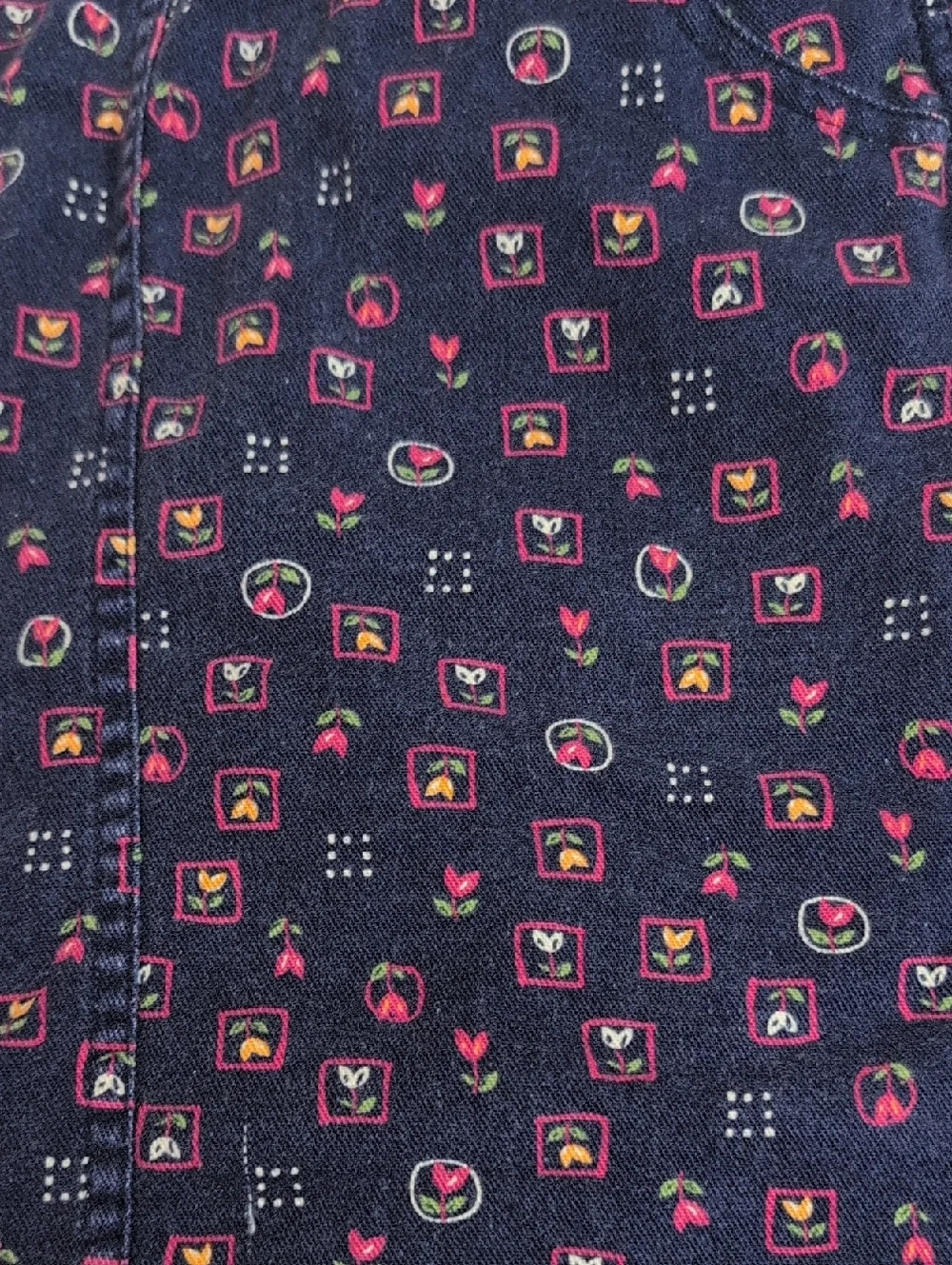 OshKosh Vintage Tulip Jumper Overall Style Dress Girls size 6 Rare Bigger Size